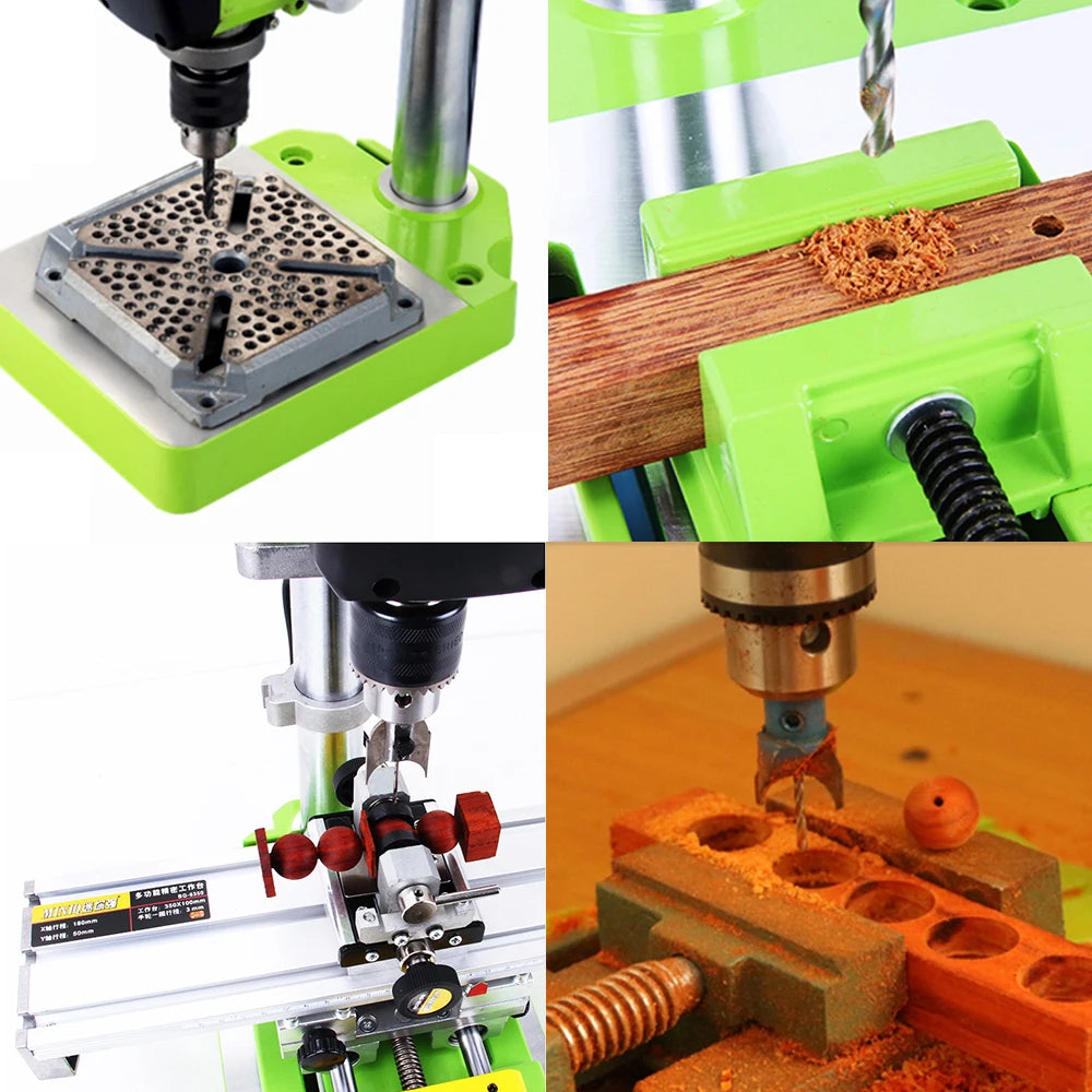 ALLSOME BG-5168E 680W Drill Press Mini Electric Drill Machine
